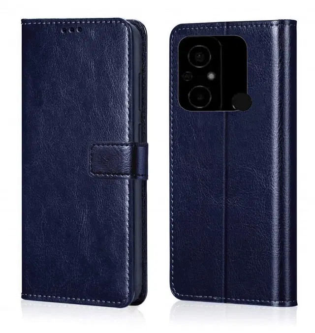 Flip Mobile Cover for POCO C55, Multicolor