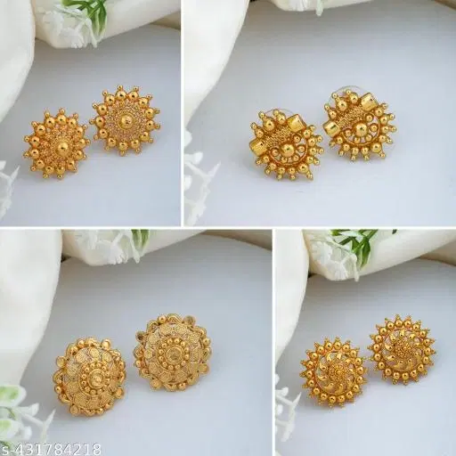 Combo Of Earrings/Studs/Bali For Women'S/Girls