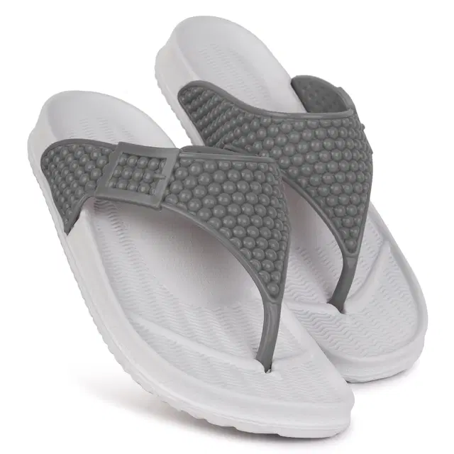 Flipflops for Women (Grey, 4)
