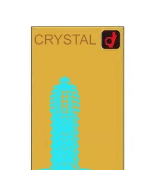 Rubber Crystal Extra Dotted Condom, Transparent