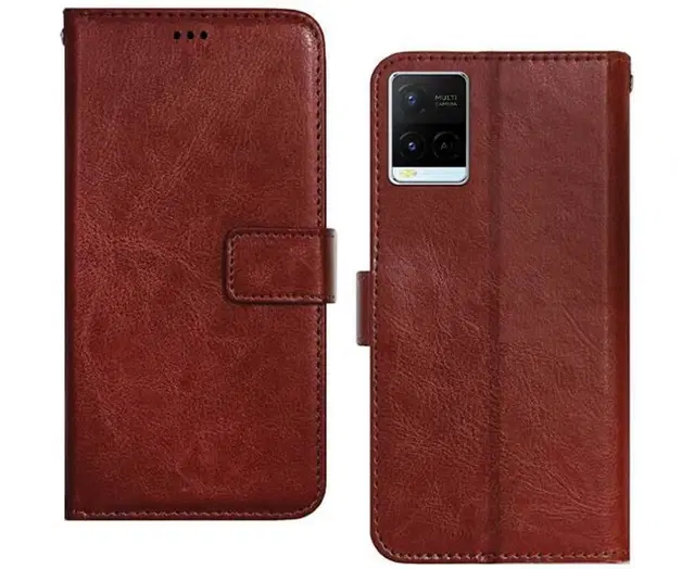Flip Mobile Cover for Vivo Y21E, Multicolor