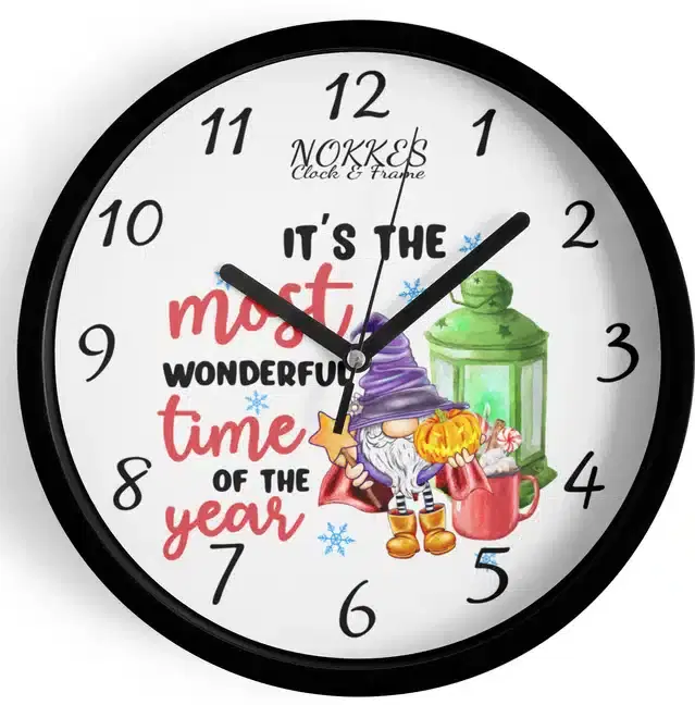 Christmas Analog Watch for Home, Multicolor, 7 Inches