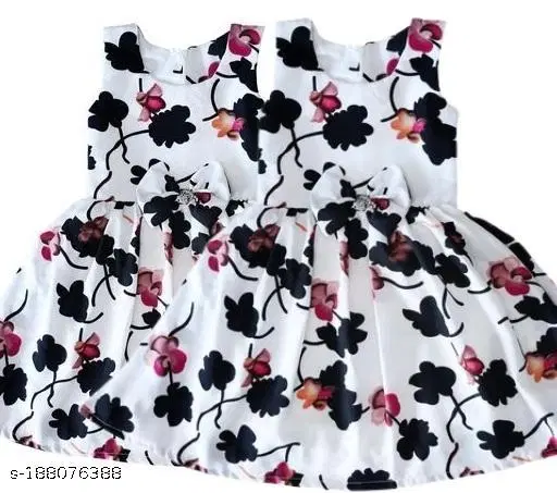 Party Dress for Girls (White, 2-3 Years)