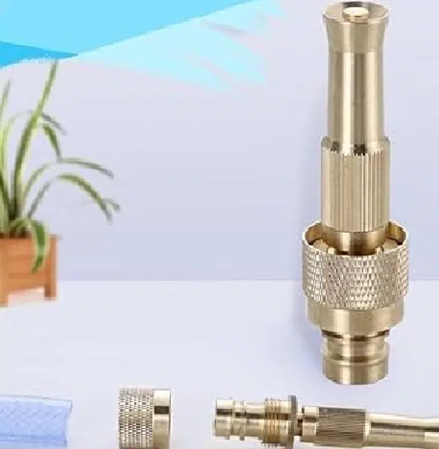 Solid Brass Nozzle, Gold