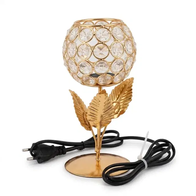Crystal Ball Rose Flower Night Lamp For Bedroom Decor & Gifting