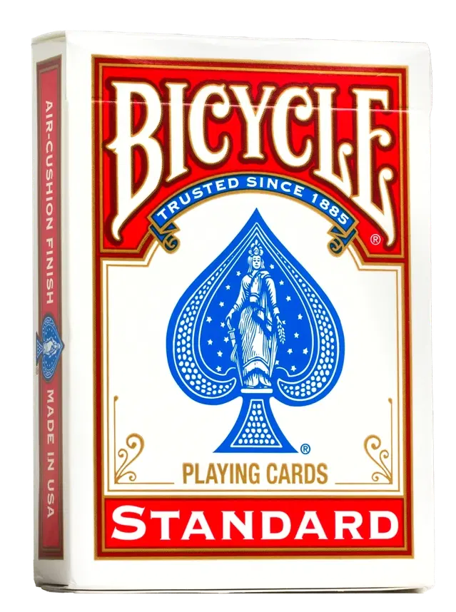 Parksons Bicycle Standard Rider Back Playing Cards, Red
