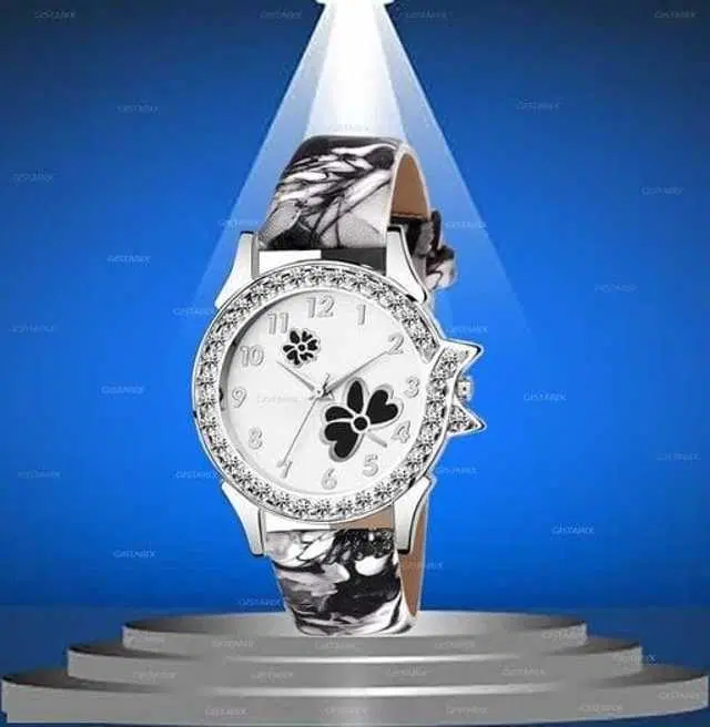 Analog Watch For Womens (Black) (WS-6)