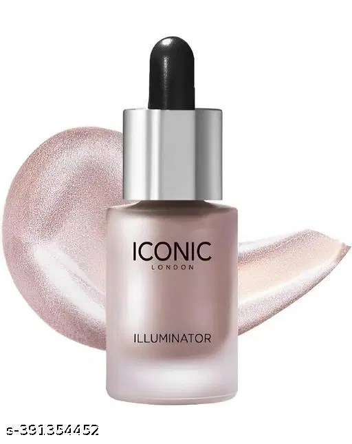Highlighter illuminator liquid Face and Body Waterproof 3D Glow Bridal Makeup Highlighter Shine Color (Shine)
