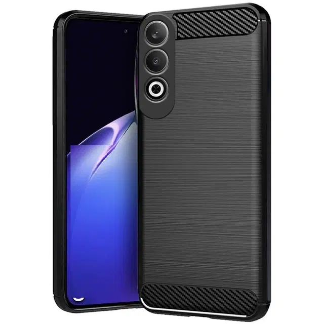 Silicone Mobile Back Cover for Oneplus Nord 5, Black