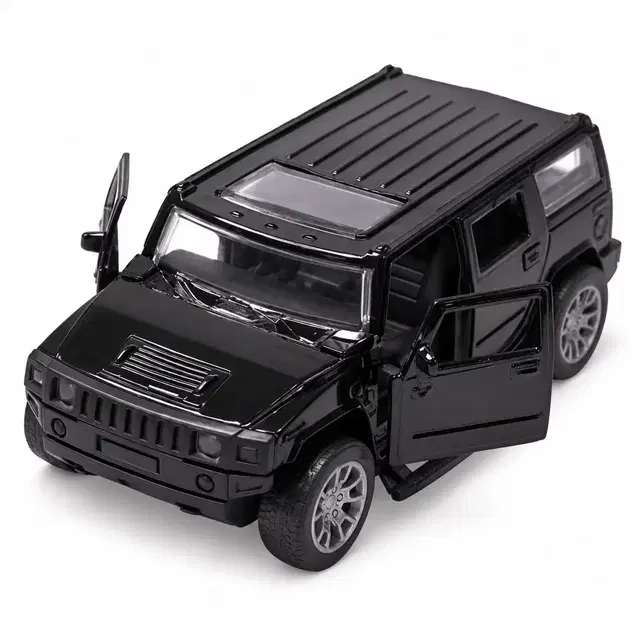 Toy Cloud 1:32 Hummer Die-Cast Pull-Back Metal Car with Opening Doors