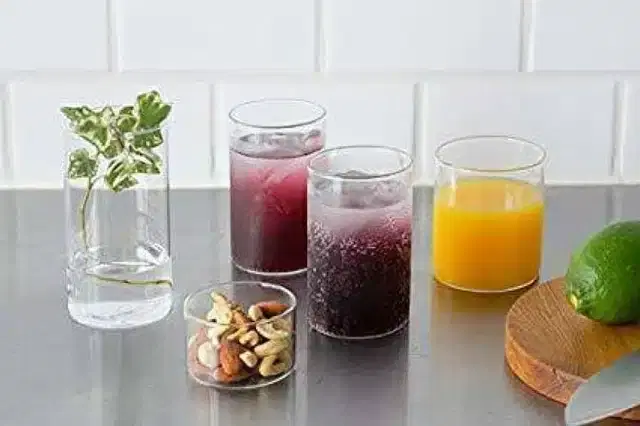 Fancy Water & Wine Glass, 280 ml, Pack of 4