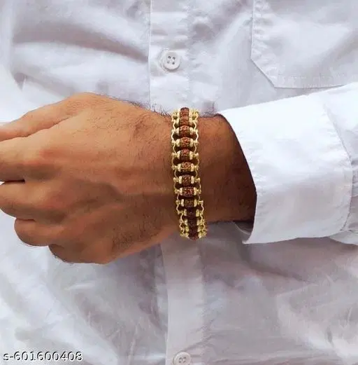 Goldan Rudraksha Bracelet