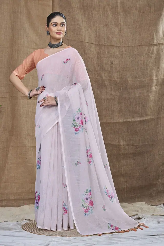 Silk Woven Design Saree for Women, Purple (6.3 m)