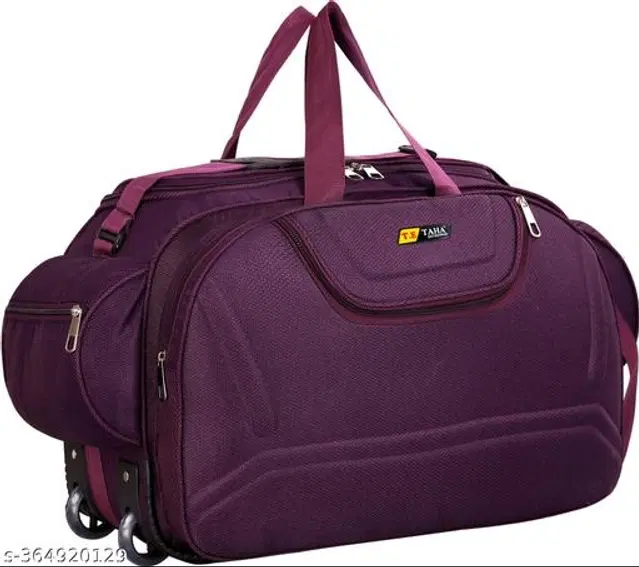 Polyester Duffel Bags, Purple