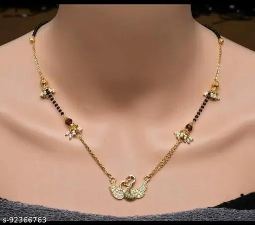Mangalsutra for Woman for Women (White, Free Size)