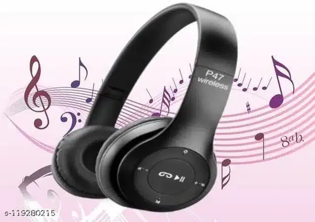 Wireless Bluetooth Headphones, Black