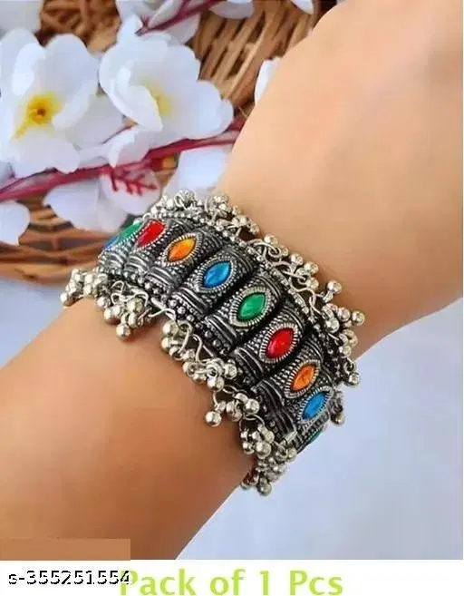 Multi Color Stone Bangle