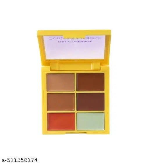 6 Color Concealer Palette, Multicolor, Pack of 1