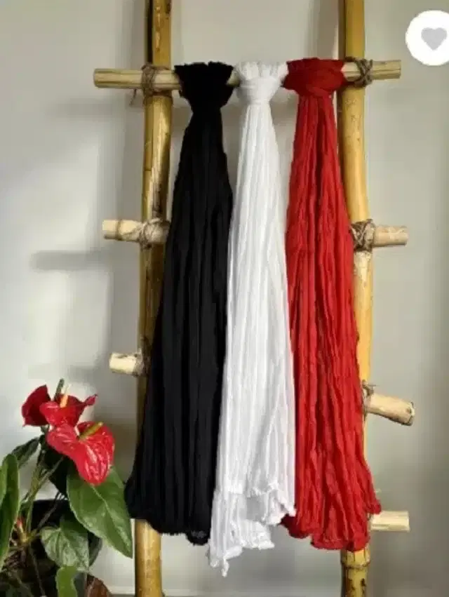 Dupatta for Women, Pack of 3 (Multicolor, 2 m)