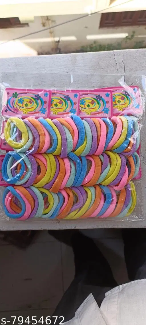 Multicolor Rubber Band for Women (Multicolor, Pack of 72)