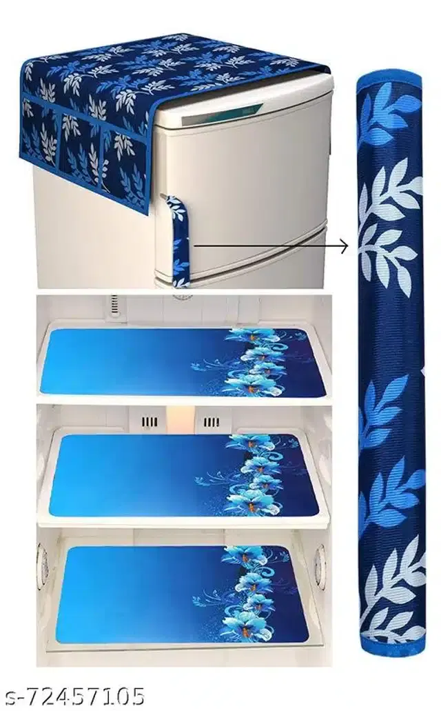 Fridge Cover Set, Multicolor, Set of 5