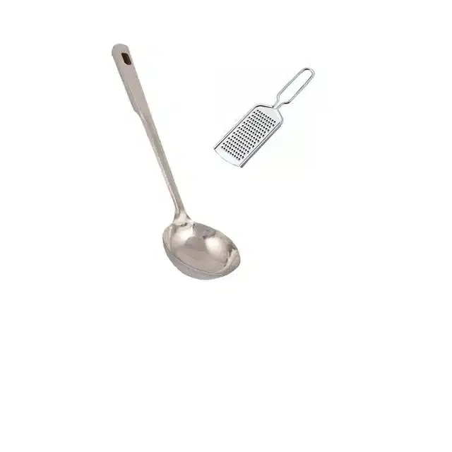 Stainless Steel Cheese Grater & Karachi, Combo of 2