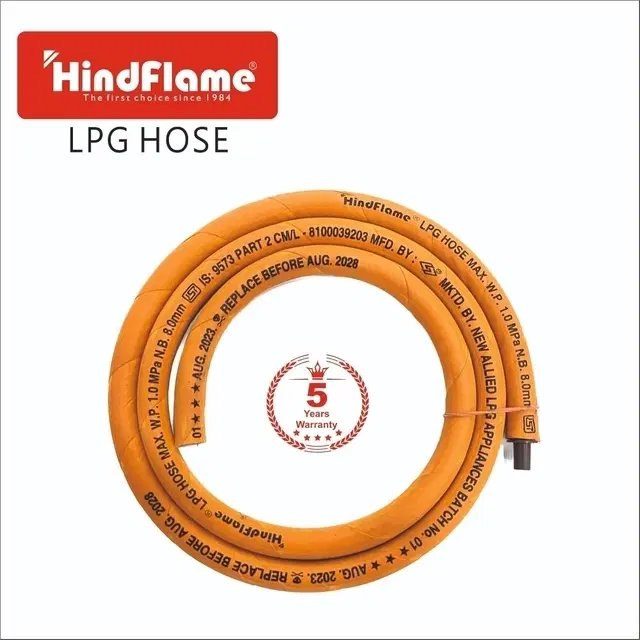 SURYAVIVA HOSE PIPE 1.5mm With reinforced rubber Hose Pipe, 150 cm, Pack of 1