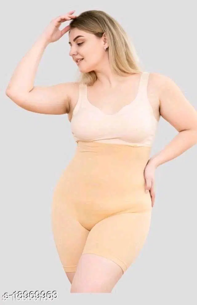 Women Innerwear Mid Thigh High Waist Shapewear For Women (S525)
