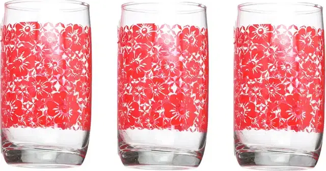 Liquor cum Cocktail Glasses, Transparent, 280 ml, Pack of 3