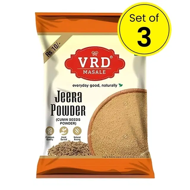 VRD Jeera Powder 12 g (Pouch) Set of 3