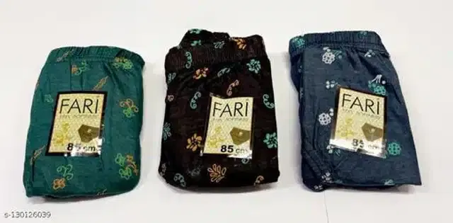 Cotton Blend Briefs for Women (Multicolor, XXXL)