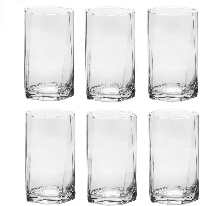 Fancy Water & Wine Glass, 250 ml, Pack of 6