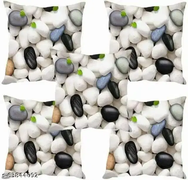 Cushion Cover for Home, Multicolor, 16x16 inches, Pack of 5