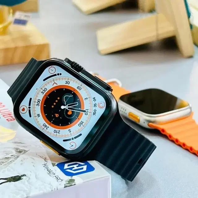 Rubber Strap T800 Smart Watch with Bluetooth Calling, Black
