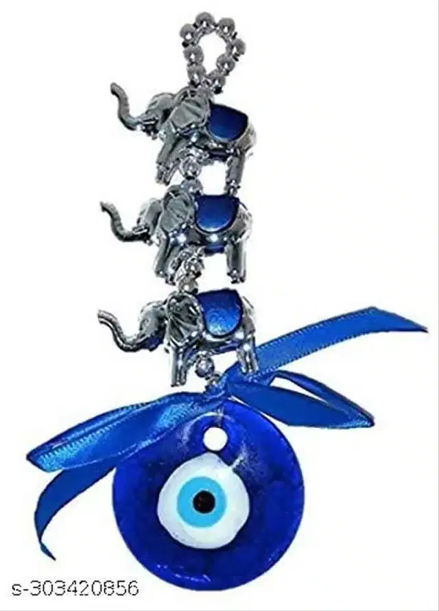 Feng Shui Evil Eye Wall Hanging, Blue
