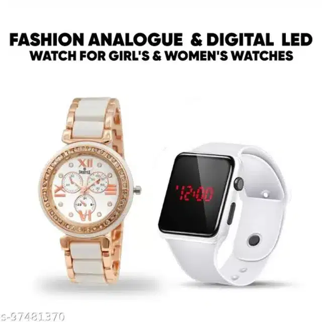 Analog Watch for Women (Multicolor)