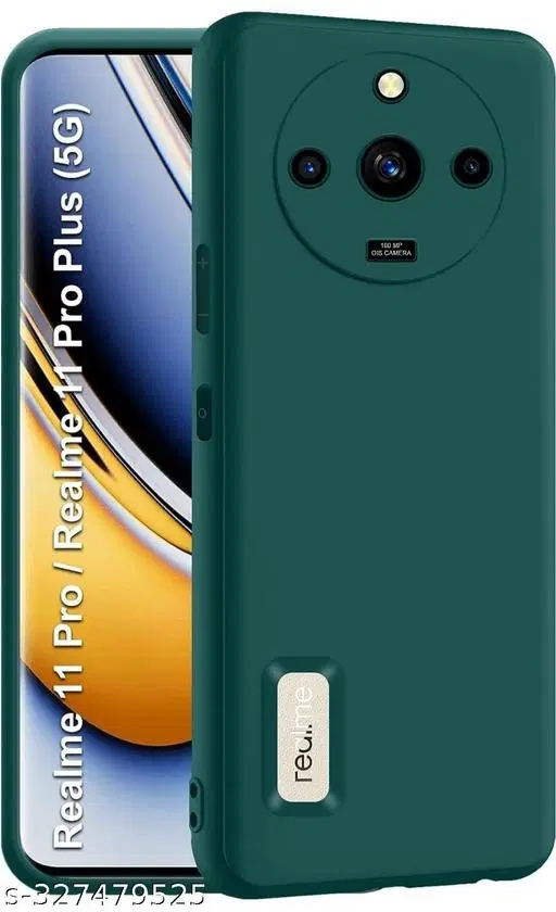 Silicone Mobile Cover for Real-me 11 pro plus / Real-me 11 pro 5g, Multicolor