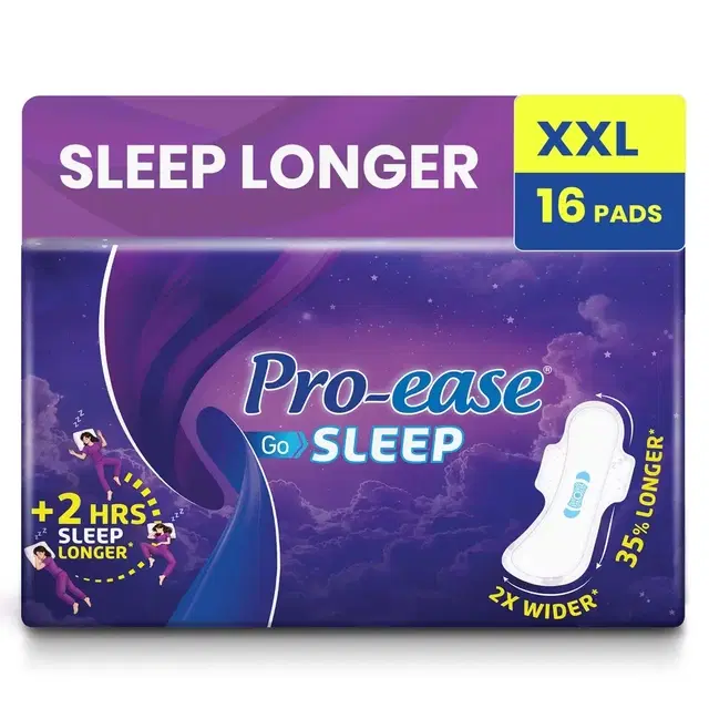 Proease Go Sleep Xxl Sanitary Pads ( 16 Xxl Night Pads )