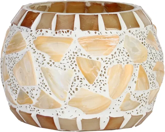 Glass Decorative Tea Light Holders, Multicolor