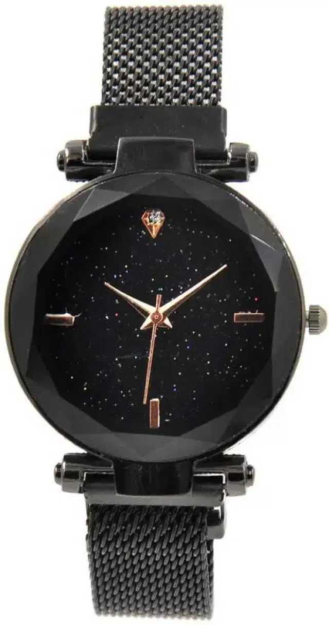 Women's Analog Watches, Pack of 1 (Black)