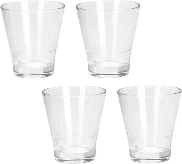 Liquor cum Cocktail Glasses, Transparent, 150 ml, Pack of 4