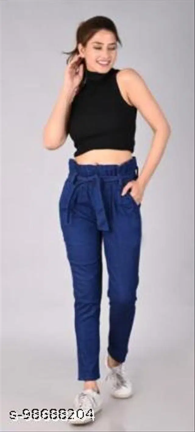 Denim Jeans for Women (Blue, 28)