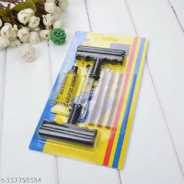 Tubeless Tyre Puncture Repair Tools, Multicolor