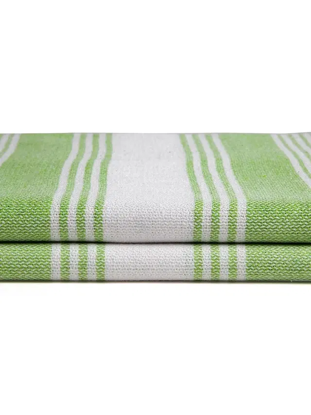 Cotton High Absorbent Bath Towels, Green, Pack of 2