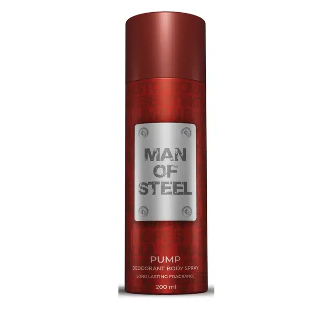 Denver Man Of Steel Pump Deodorant Body Spray 200 ml