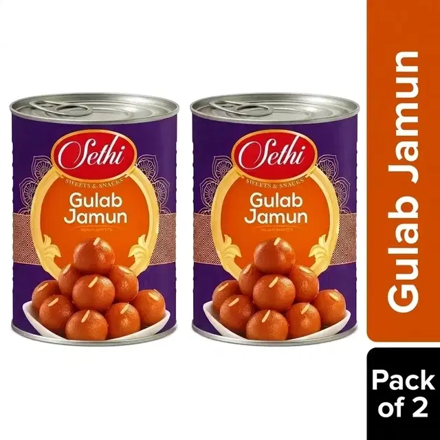 Sethi Gulab Jamun 2X500 g (Pack of 2)