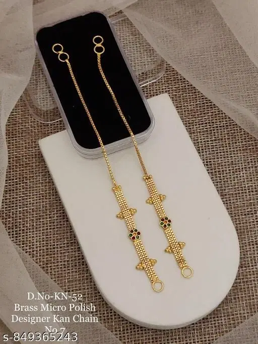 Stylish Studs for Women (Gold, Free Size)
