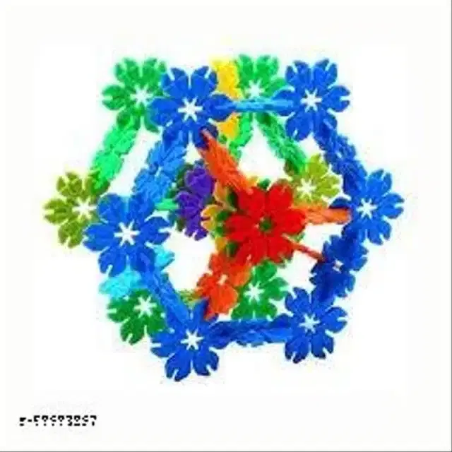 Plastic Kids Building Toys, Multicolor, Set of 1