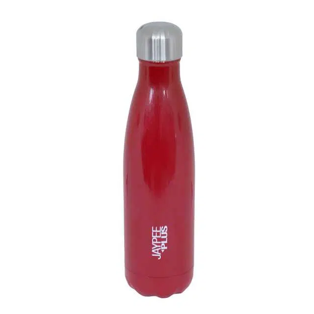 Alpha Stainless Steel Insulated 24 Hours Hot Or Cold Water Bottle, Cherry, 500 ml, J-154