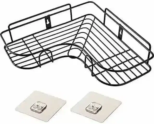 K Kudos Multipurpose Kitchen Bathroom Corner Shelf Wall Mount Storage